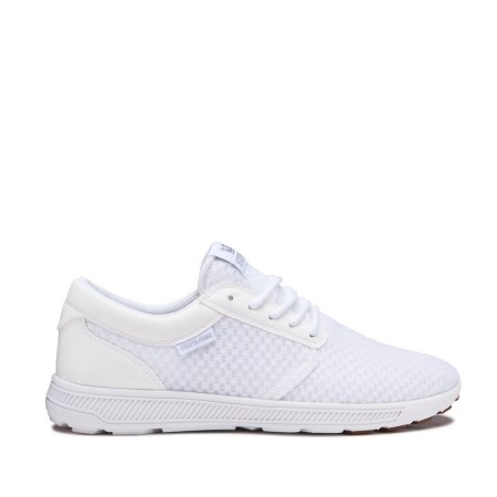 Supra Hammer Run Mens Low Tops Shoes White UK 48LSC